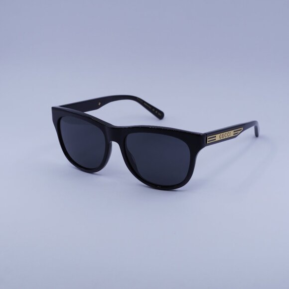 Gucci GG0980S 001 Sunglasses Black Square Frame - Picture 1 of 10